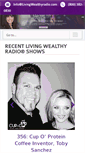 Mobile Screenshot of livingwealthyradio.com